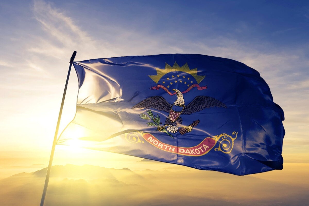 North Dakota Flag 254517719